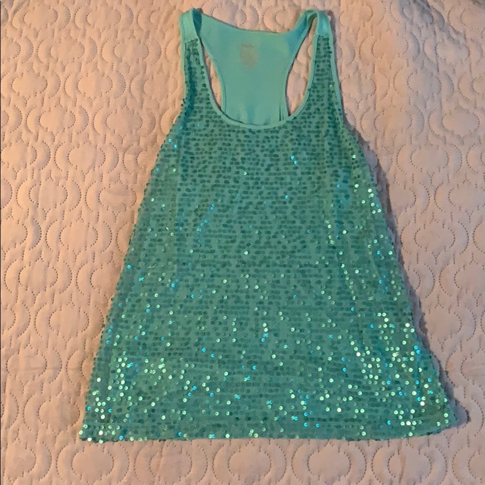 Sequin tank top